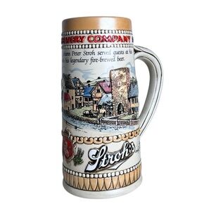 Stroh Brewery Company Beer Stein Heritage Series II Ceramarte‎ Brazin